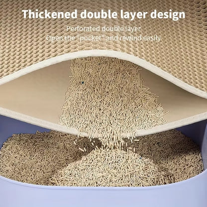XL Honeycomb Cat Litter Mat 24x35 in