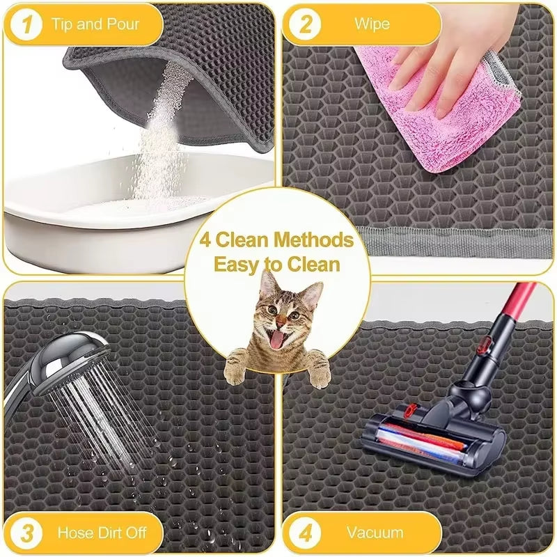 XL Honeycomb Cat Litter Mat 24x35 in