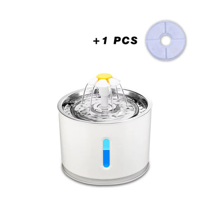 2.4L Cat Water Fountain with LED Light