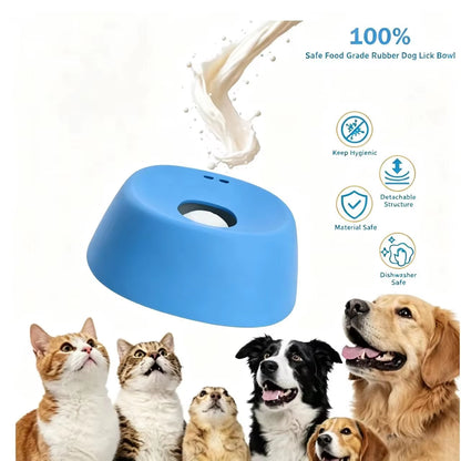 Slow Feeder Lick Bowl with Rolling Ball