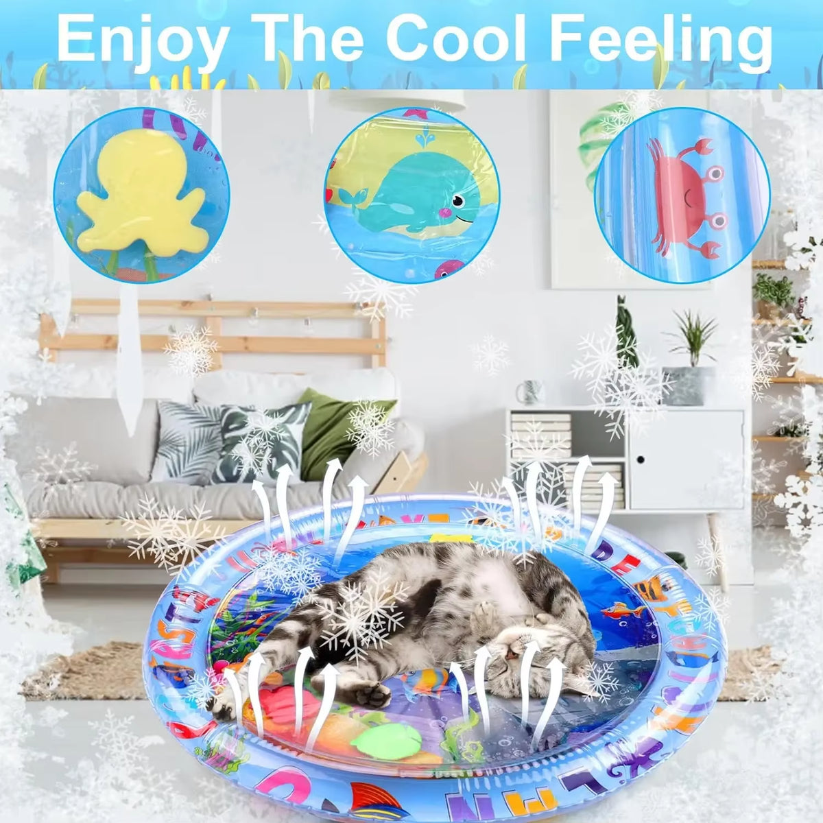 Cat Water Sensory Play Mat
