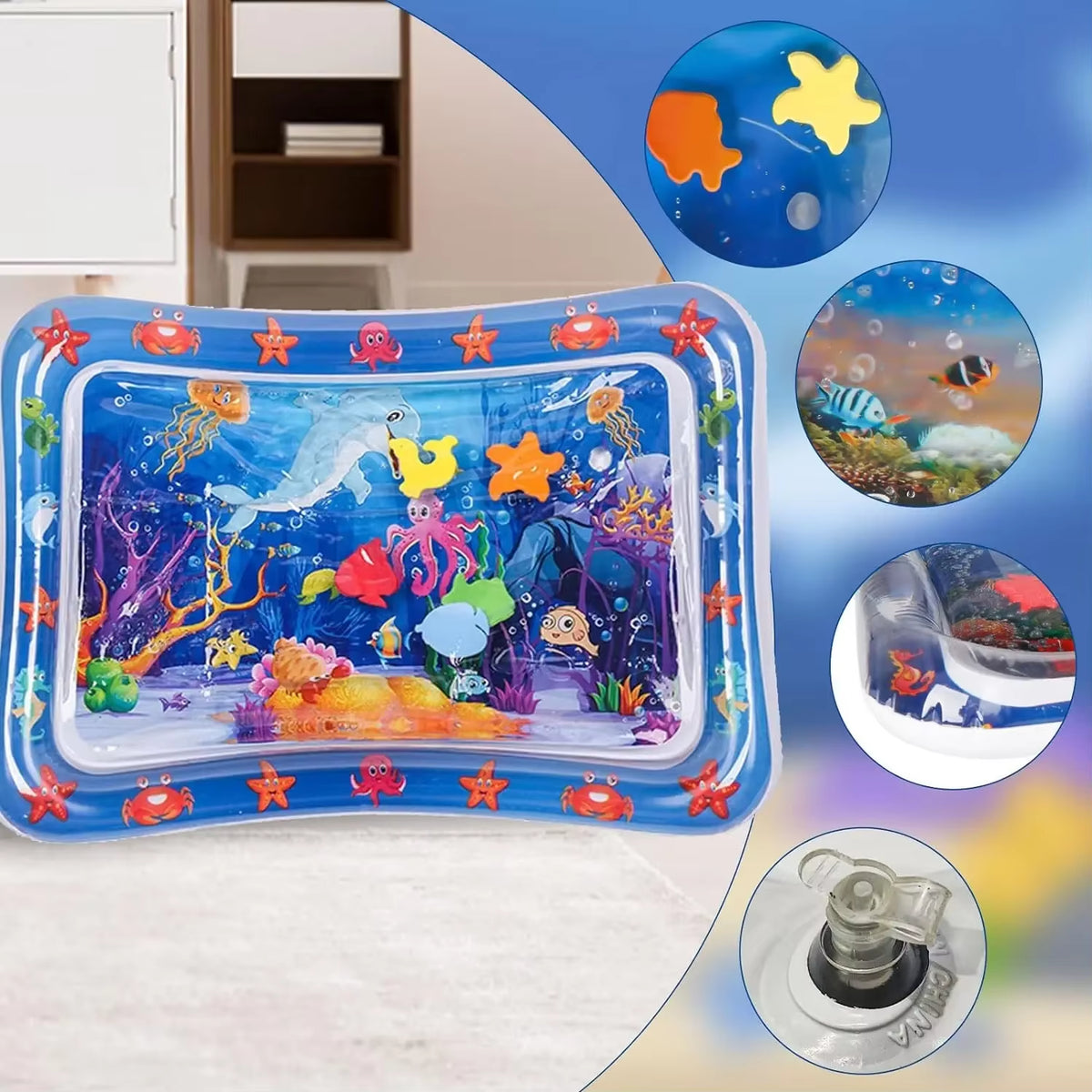 Cat Water Sensory Play Mat
