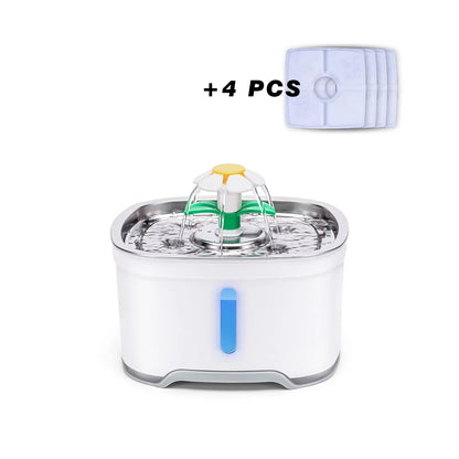 2.4L Cat Water Fountain with LED Light