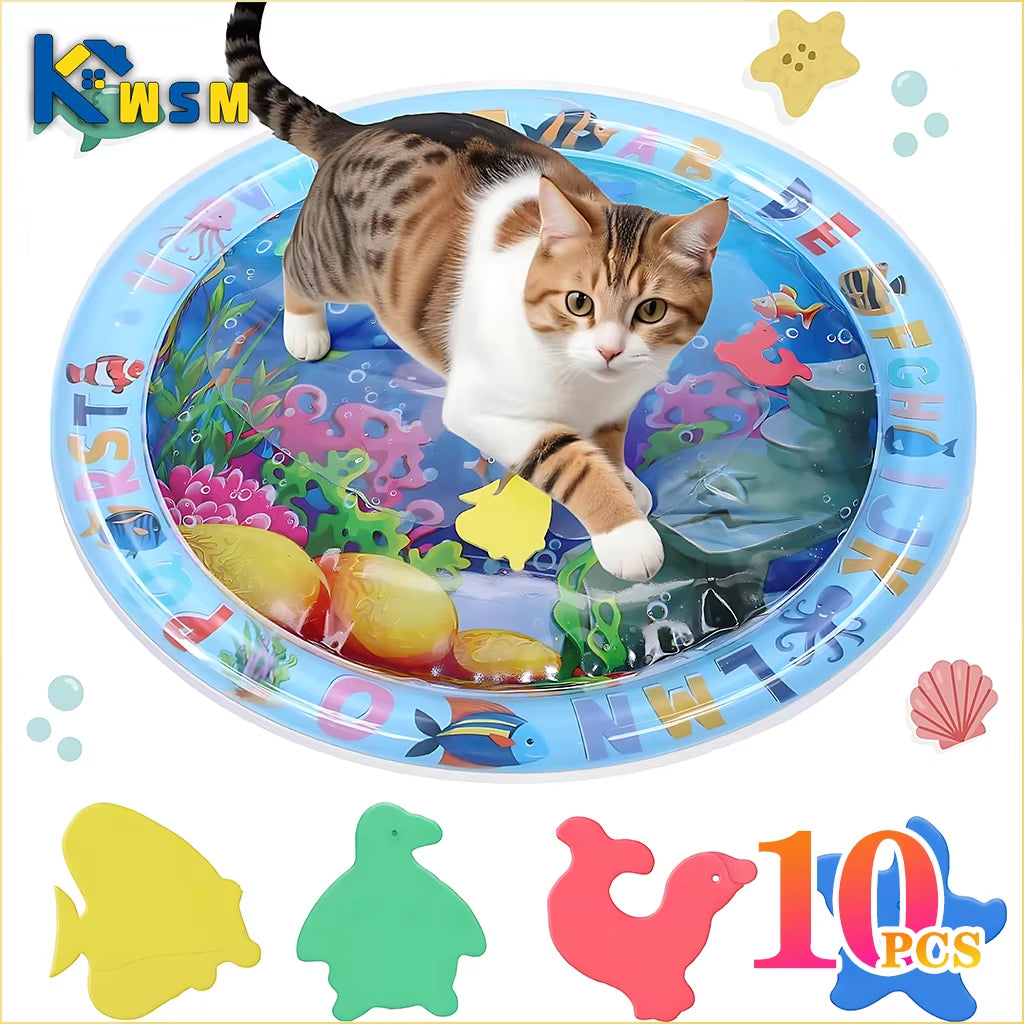 Cat Water Sensory Play Mat