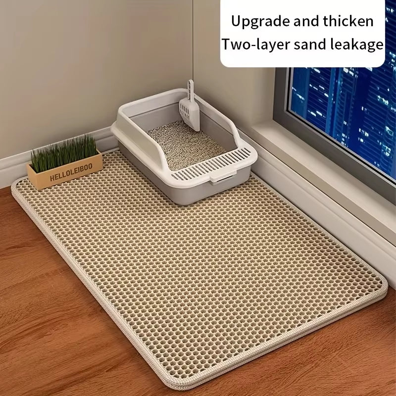 XL Honeycomb Cat Litter Mat 24x35 in