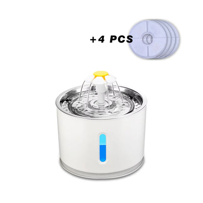 2.4L Cat Water Fountain with LED Light